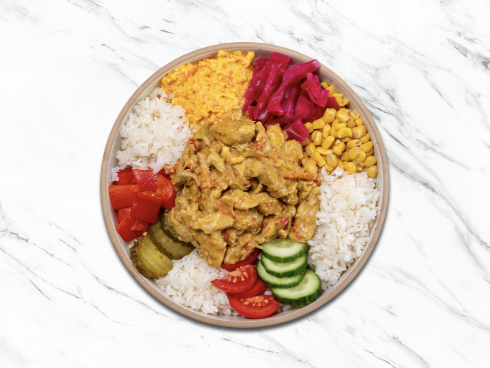 Köri Soslu Tavuk Street Bowl