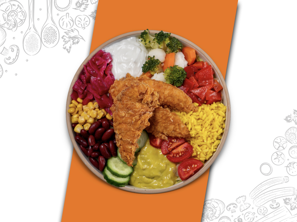 Çıtır Tavuklu Bowl