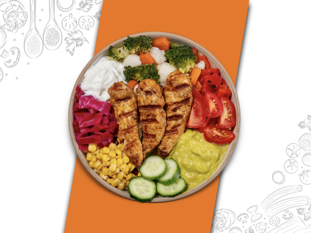 Izgara Tavuklu Fit Bowl